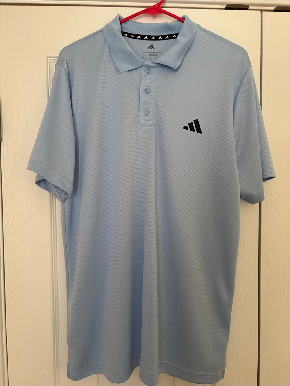 Men’s adidas Light Blue Performance Polo